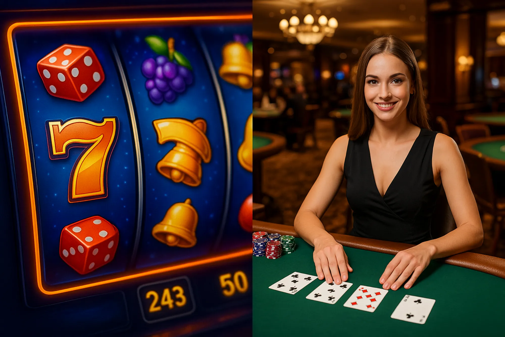 What are the Differences Between RNG and Live Dealer Games