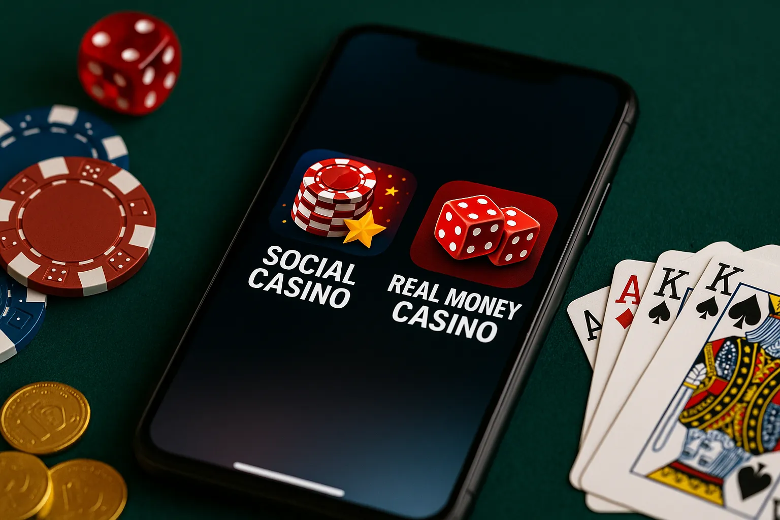 What Do Social Casino Games Differ Legally from Real Money Casinos