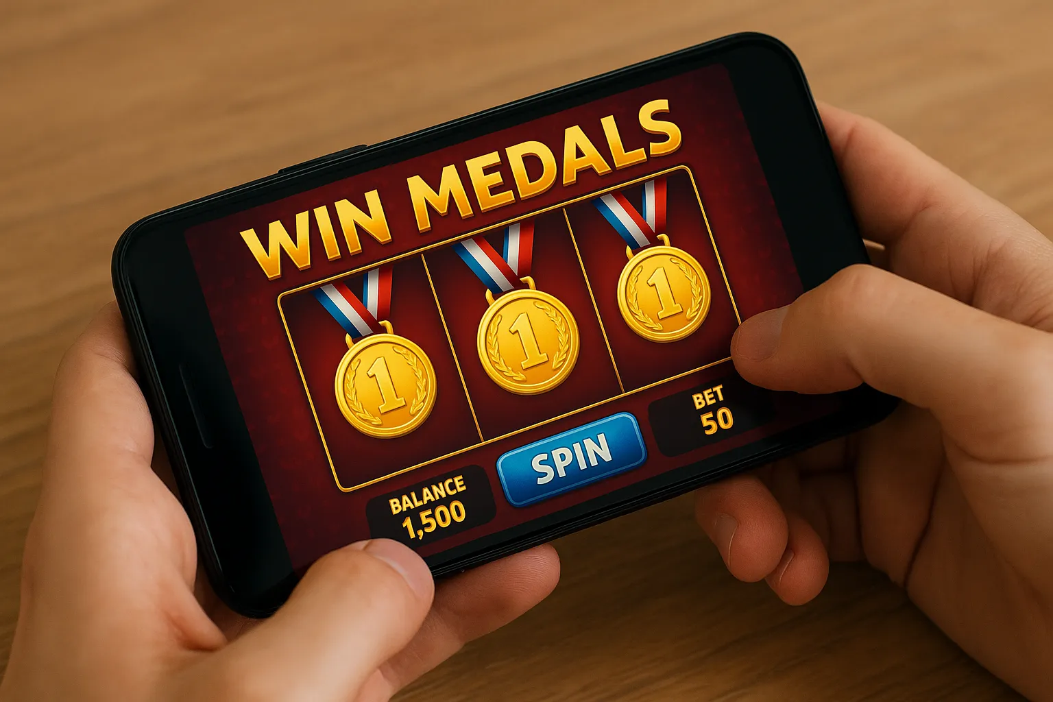 Are medals random or earned by spins