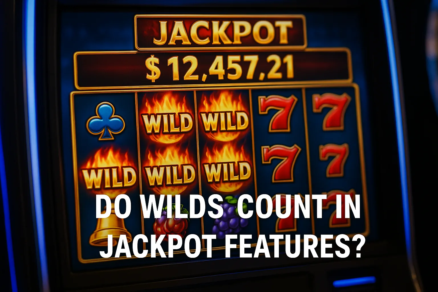 Do wilds count in jackpot features