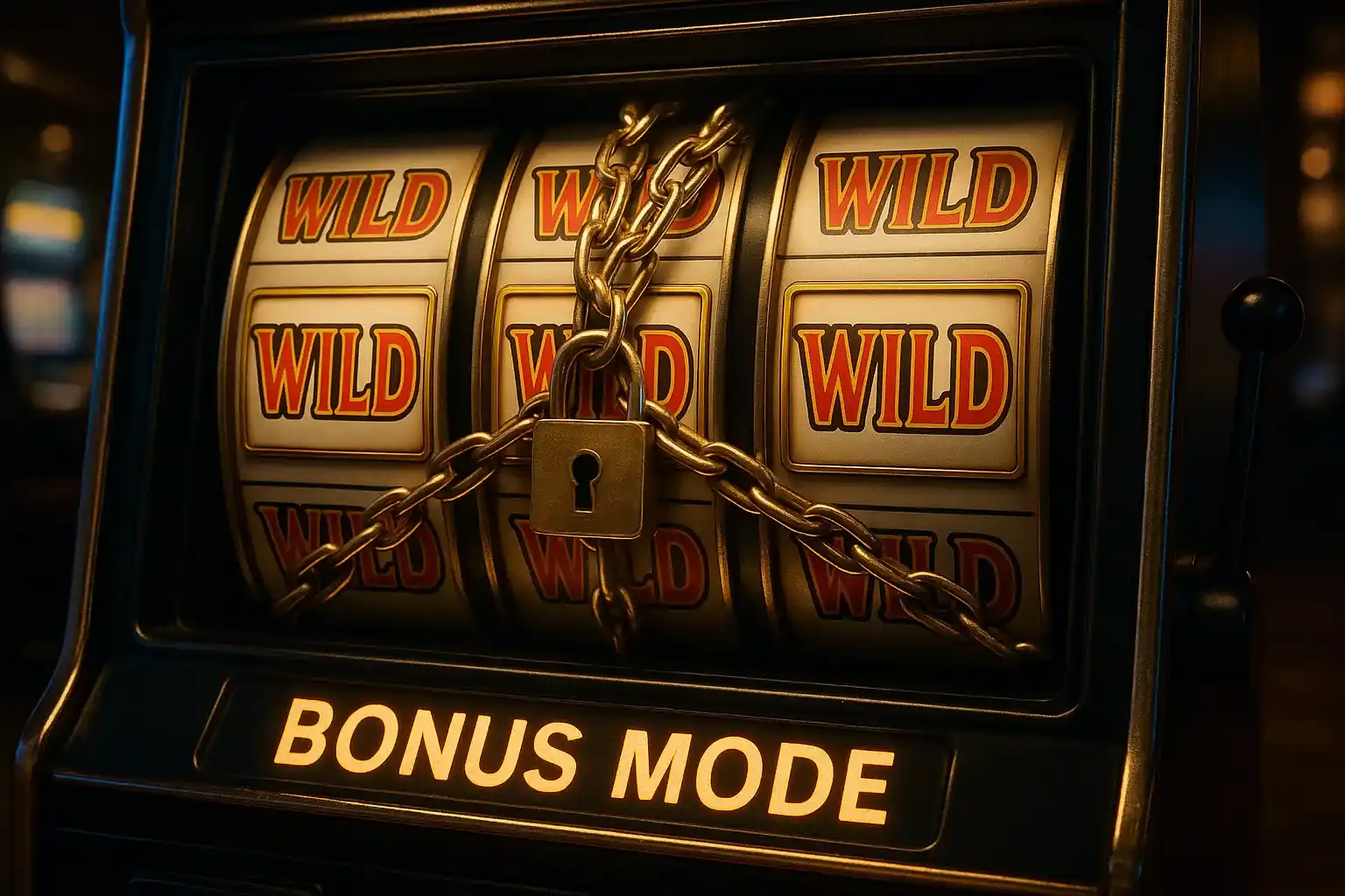 Why are wild reels locked in bonus mode
