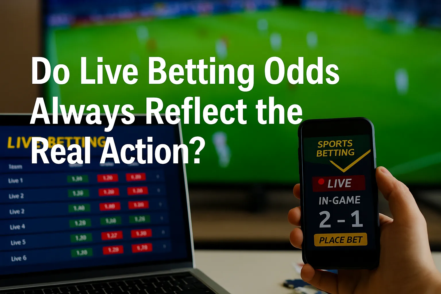 Do Live Betting Odds Always Reflect the Real Action